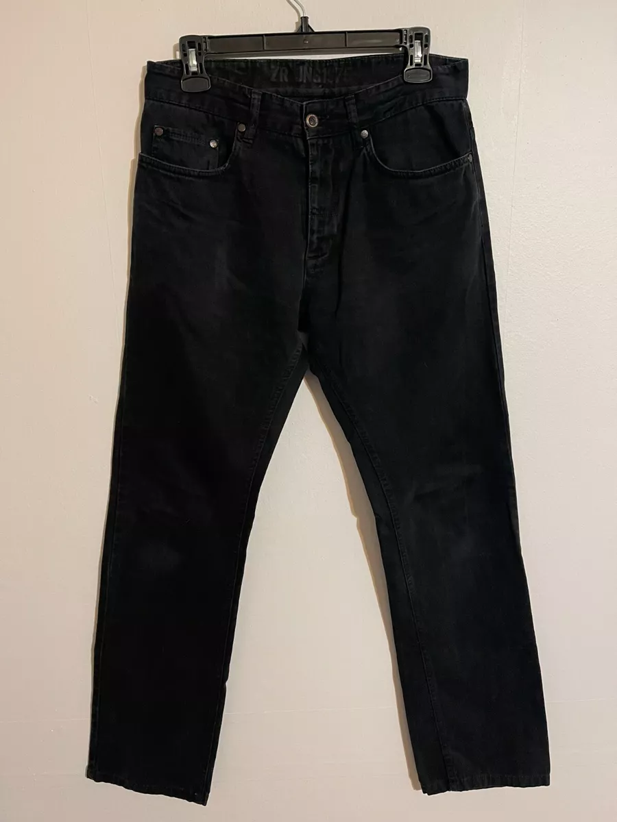 Zara Man Young Division ZR JNS1975 Black Denim Jeans Pants - Men's 30