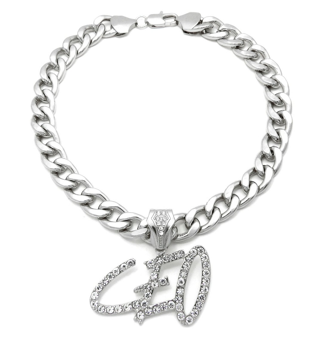 HIP HOP ICED PUERTO RICO MEDAL PENDANT 11mm 18 20 CUBAN CHOKER CHAIN