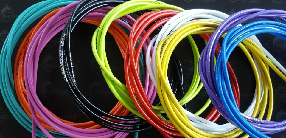 Jagwire LEX-SL Schaltzughülle Schalthülle schwarz,rot,blau,gelb,weiß