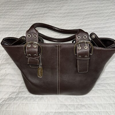 Tignanello Soft Suede Brown  Mini Satchel Bag