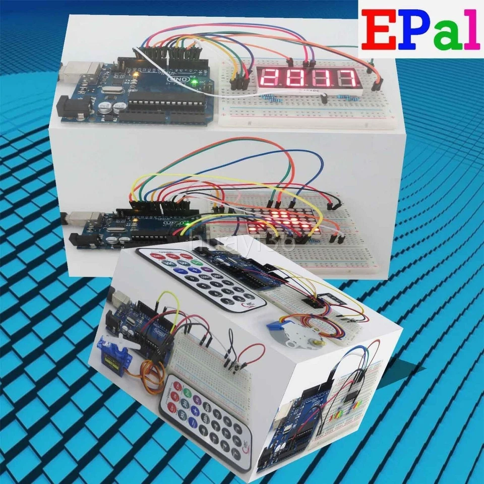 EPAL New Ultimate Starter Kit Compatible with Arduino Uno R3, Servo Motor RTC - Image 4 of 4