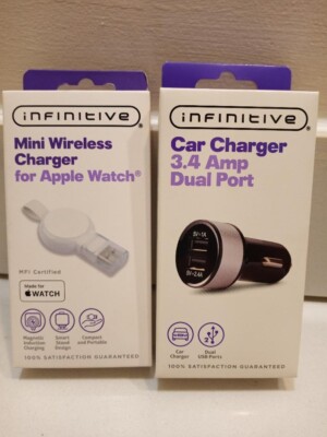 Infinitive Mini Wireless Charger( White) for Apple Watch -Special bonus buy!!