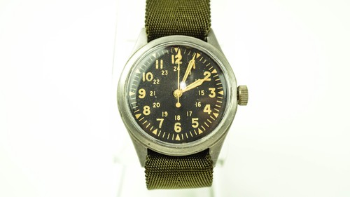 Vintage Military 1969 Vietnam War Hamilton GG-W-113 Wrist Watch Wind Up Non-Hack - Picture 5 of 12