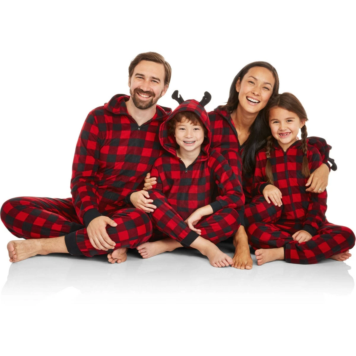 Family Buffalo Plaid Onesie Pajamas