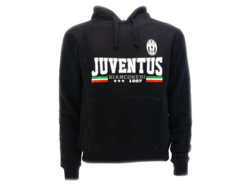 Felpa Juventus Uomo Con Cappuccio PS 24816 Abbigliamento Ufficiale Juve |  eBay