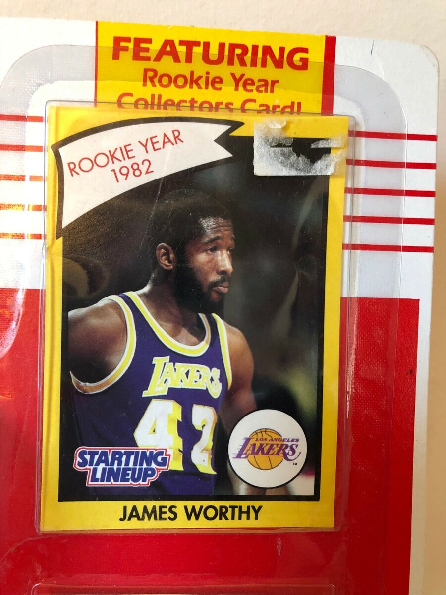 1990 STARTING LINEUP NBA COLLECTIBLE JAMES WORTHY L.A.