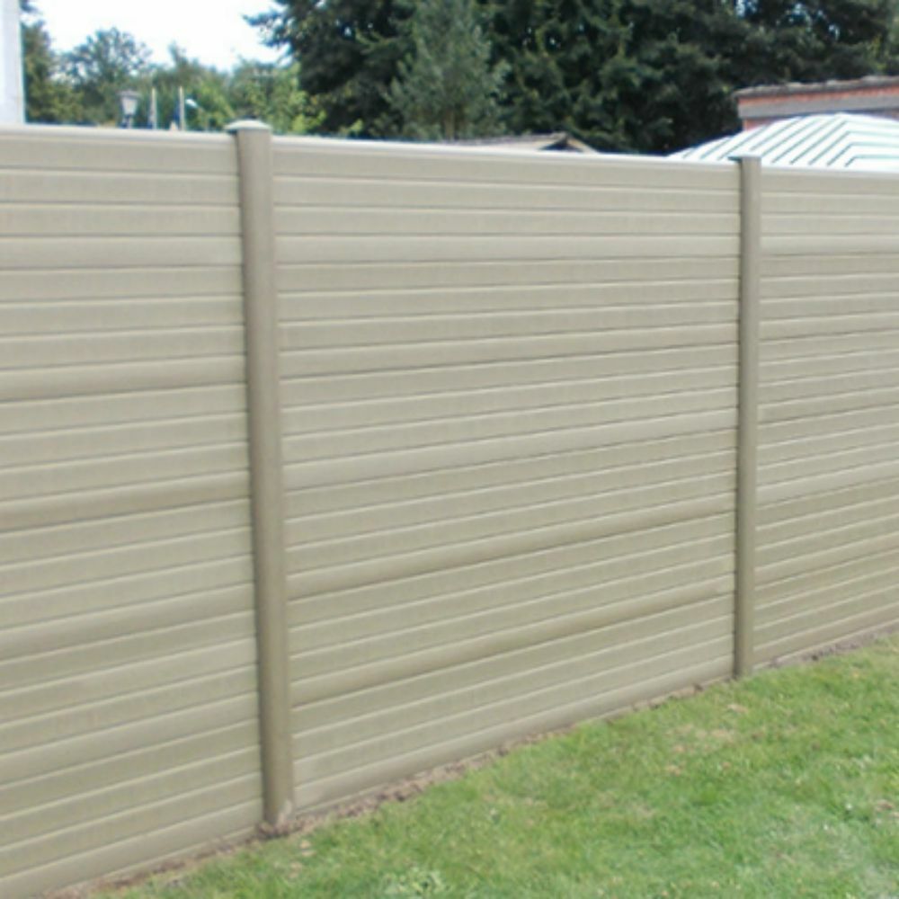 Composite Fence Panel - Fencing PVC Plastic - Sample Piece