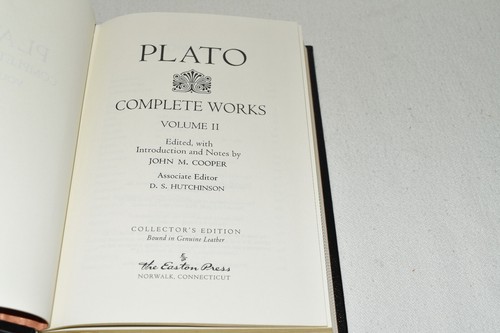 Easton Press 9V GREEK CLASSICS Aristotle 5V Plato 4V Complete Works LEATHER FINE - Picture 13 of 22