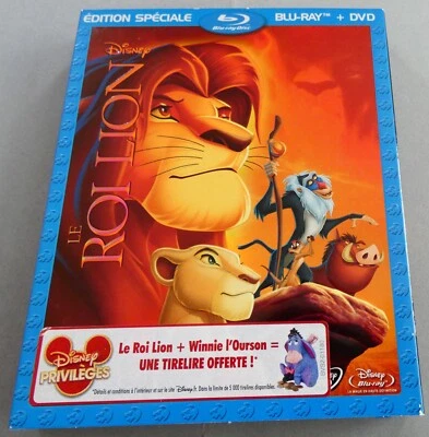 BLU RAY + DVD EDITION SPECIALE WALT DISNEY LE ROI LION - Photo 1/4