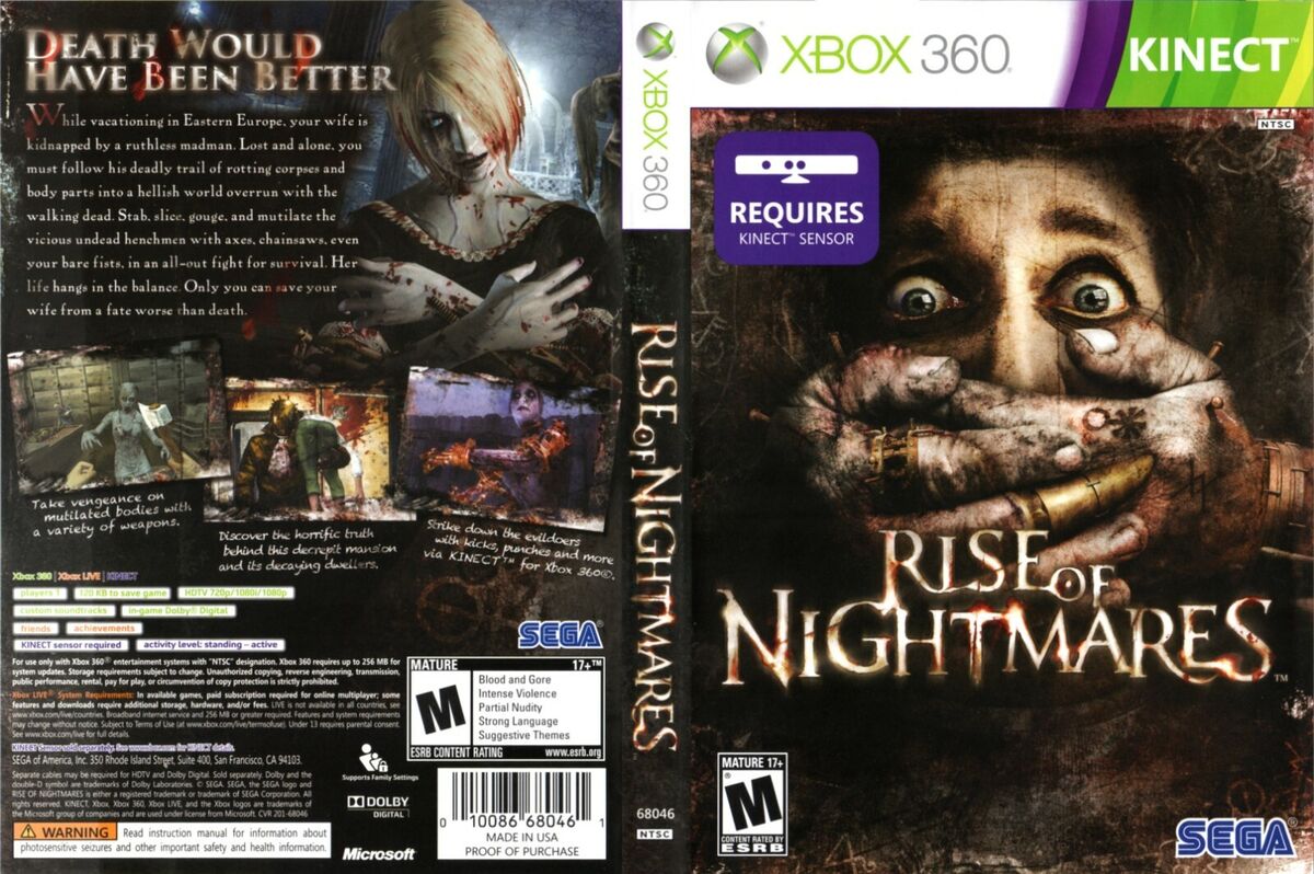 Rise of Nightmares - Xbox 360 (SEMI-NOVO)