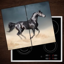 Herdabdeckplatten aus Glas Spritzschutz Araber – Pferd - 2x30x52 cm