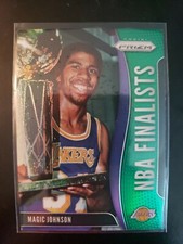 2019-20 Panini Prizm NBA Finalists Green Prizm Magic Johnson Los Angeles Lakers 
