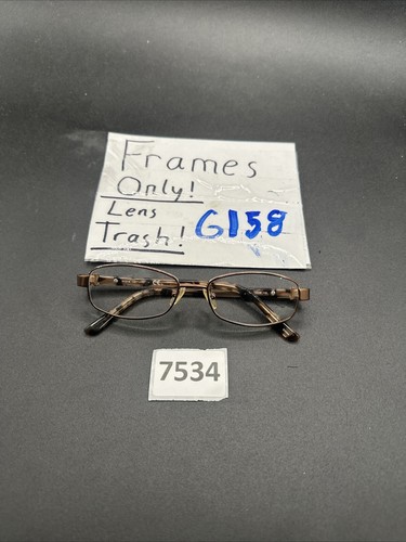 CAROLEE LUX K01003B SHINY BROWN EYEGLASSES GLASSES K0 2062 51-16-135mm G158