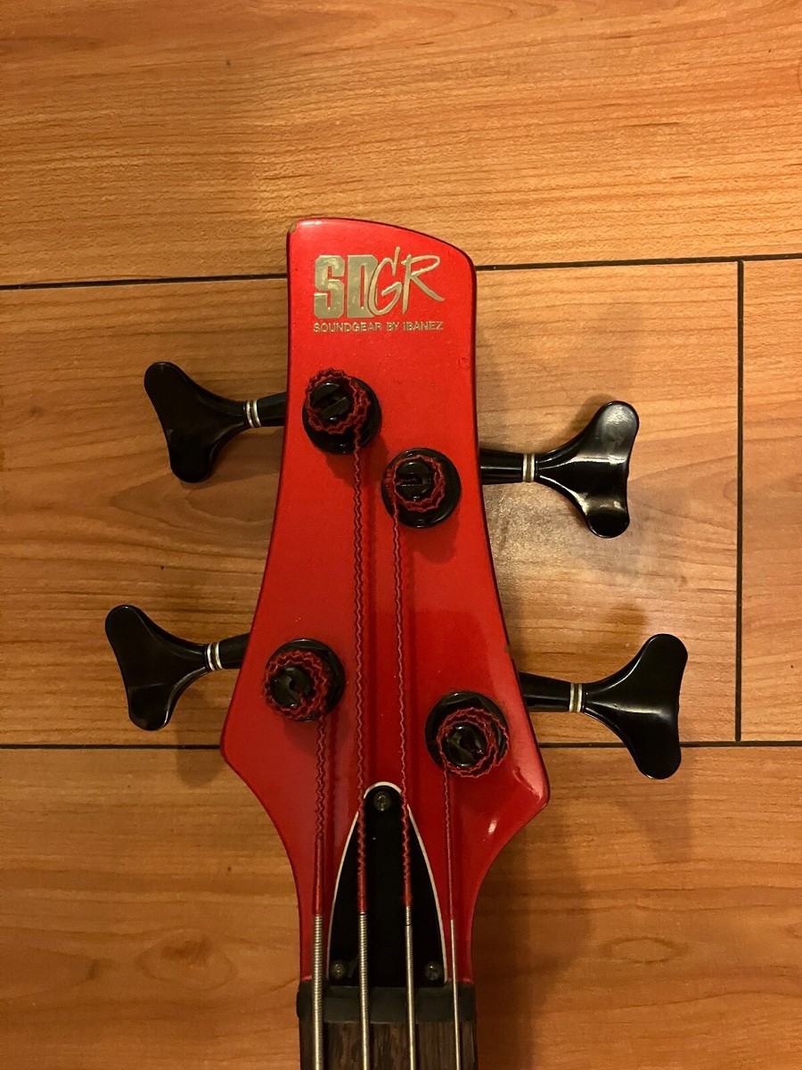 1987 Ibanez Soundgear SR800 LE Bass in Candy Apple Red | eBay