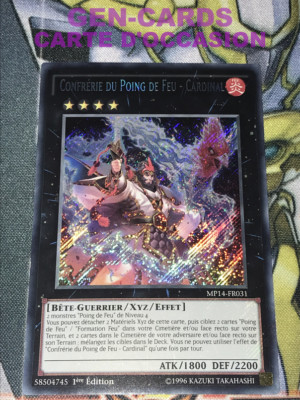 Yu Gi Oh Karte FEUERFAUSTBRUDERSCHAFT - CARDINAL MP14-FR031 1.Aufl.