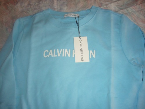 NWT CALVIN KLEIN JEANS LONG SLEEVE COTTON SIZE 12 - Picture 2 of 2