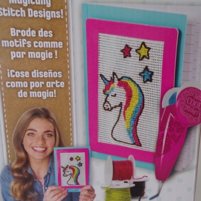 Stitch N' Style Diary Kit Arts N' Crafts Embroidery Unicorn Multicolor