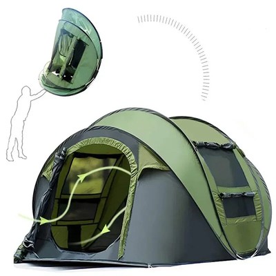 1-4 Person Outdoor Camping Tent Fishing Tent Automatic Quick Opening Beach Party