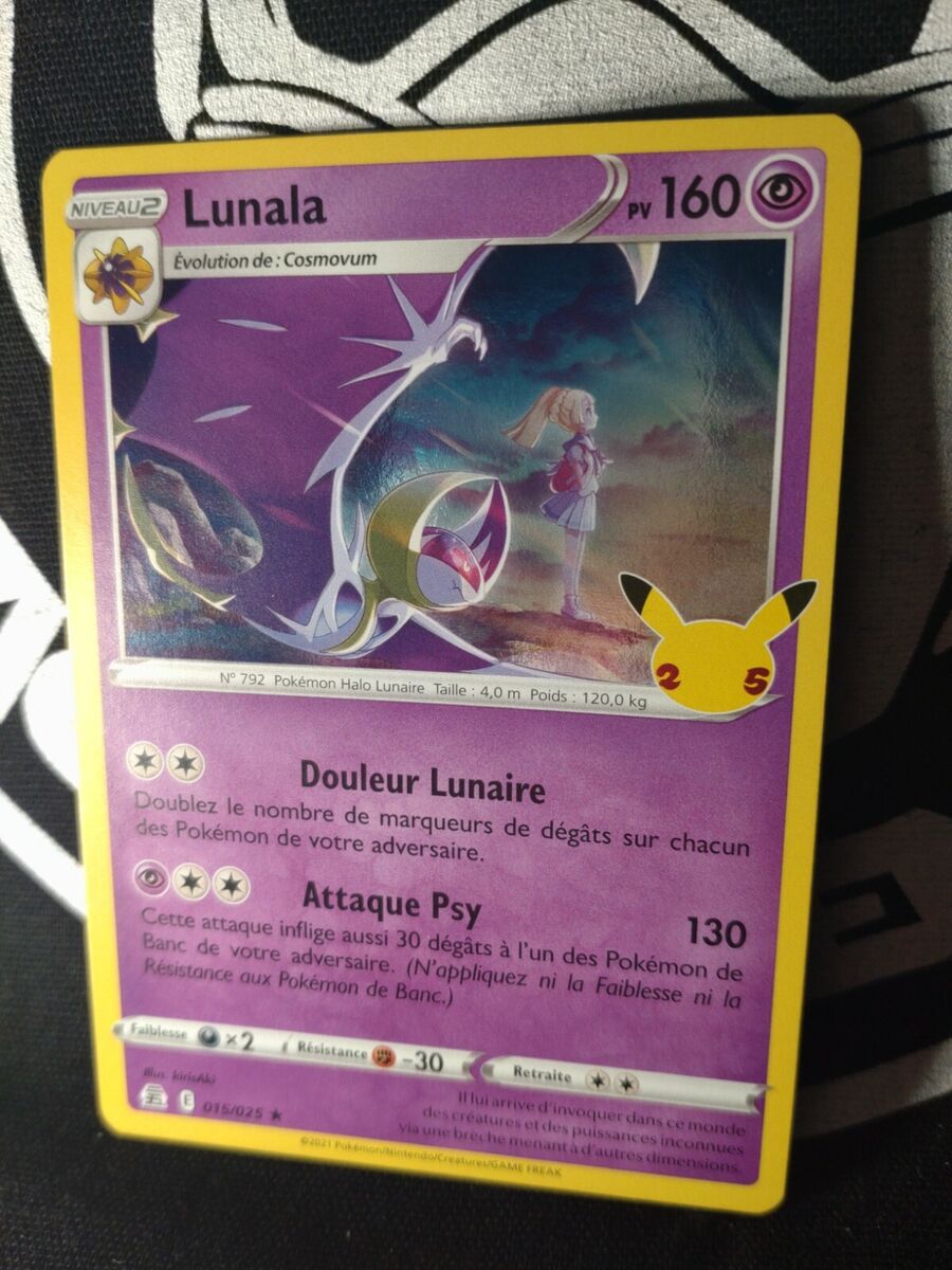 Lunala - 015/025 - Holo Rare - Pokemon Singles » Celebrations (25th  Anniversary Set) - Collector's Cache