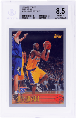 1996 Topps Kobe Bryant NBA At 50 #138 BGS 8.5 Rookie RC | eBay