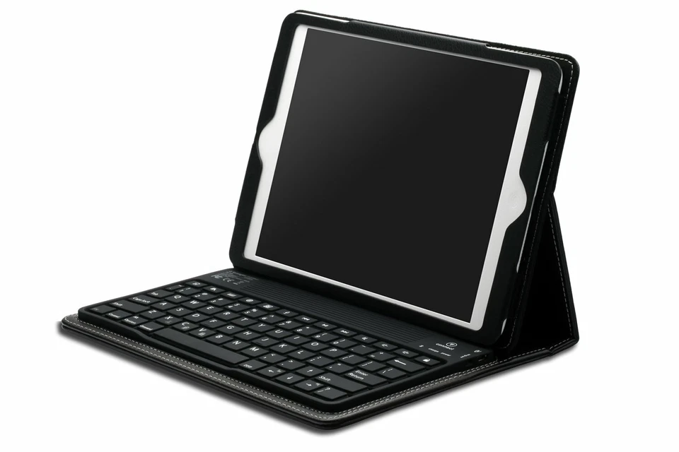 iPad 6 A1893 A1954 9.7"- 2018 Kabellose Bluetooth QWERTZ Tastatur Leder Hülle - Image 4 of 4