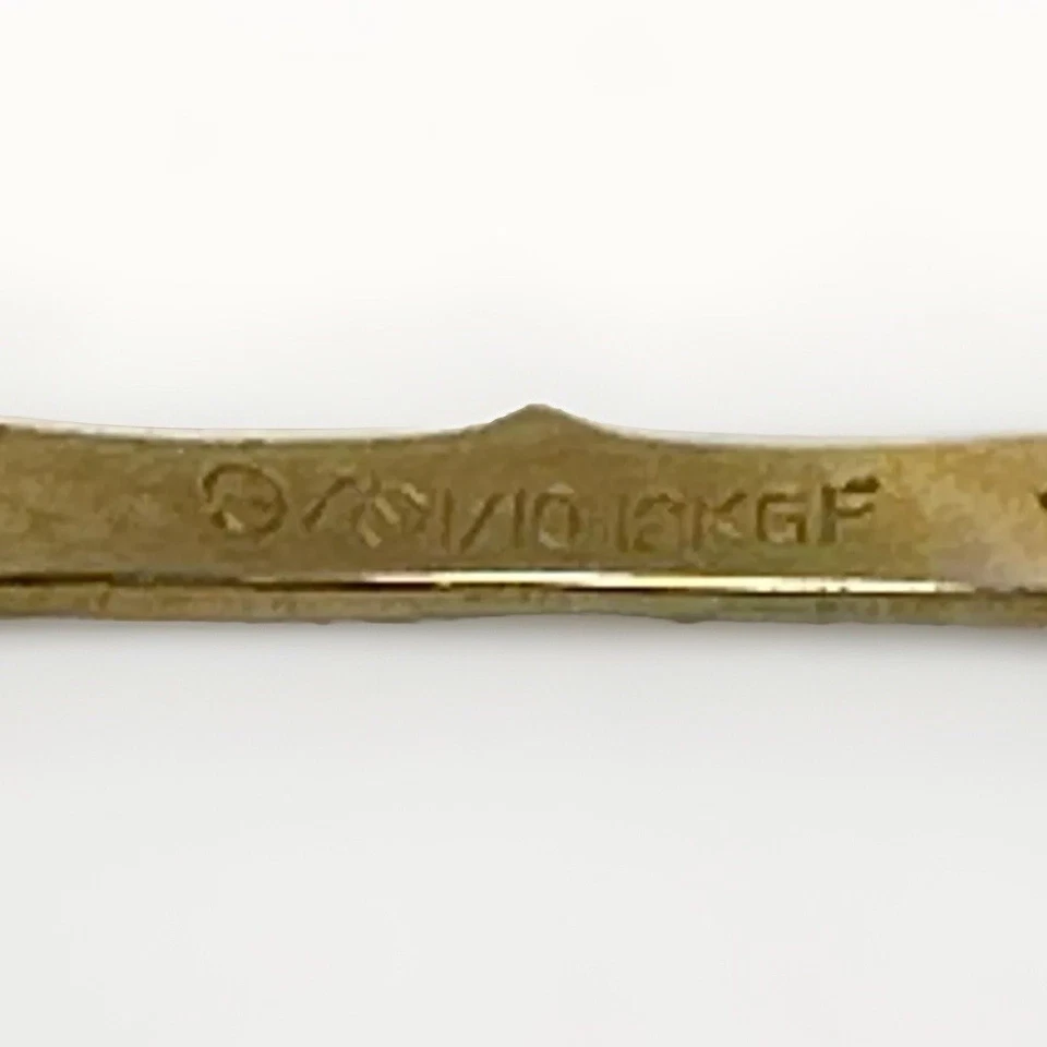 Óculos Pince-Nez vintage folheados a ouro com estojo - Dr. A.W. Montgomery, Texas - Imagem 4 de 4