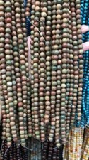 Natural 8mm Colorful Stone Round Gemstone Loose Beads 15   MJ270