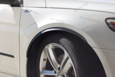 Passend für Honda tuning felgen 2x Radlauf Kotflügel Leisten Verbreiterung CARBO