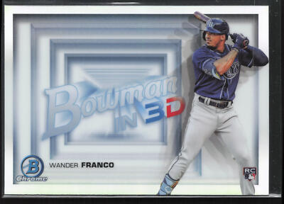 2022 Bowman Wander Franco B3D-1 RC Bowman in 3-D! | Tampa Bay Rays