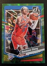 2023-24 Donruss Basketball Ousmane Dieng Green Holo Laser Parallel #119 Thunder