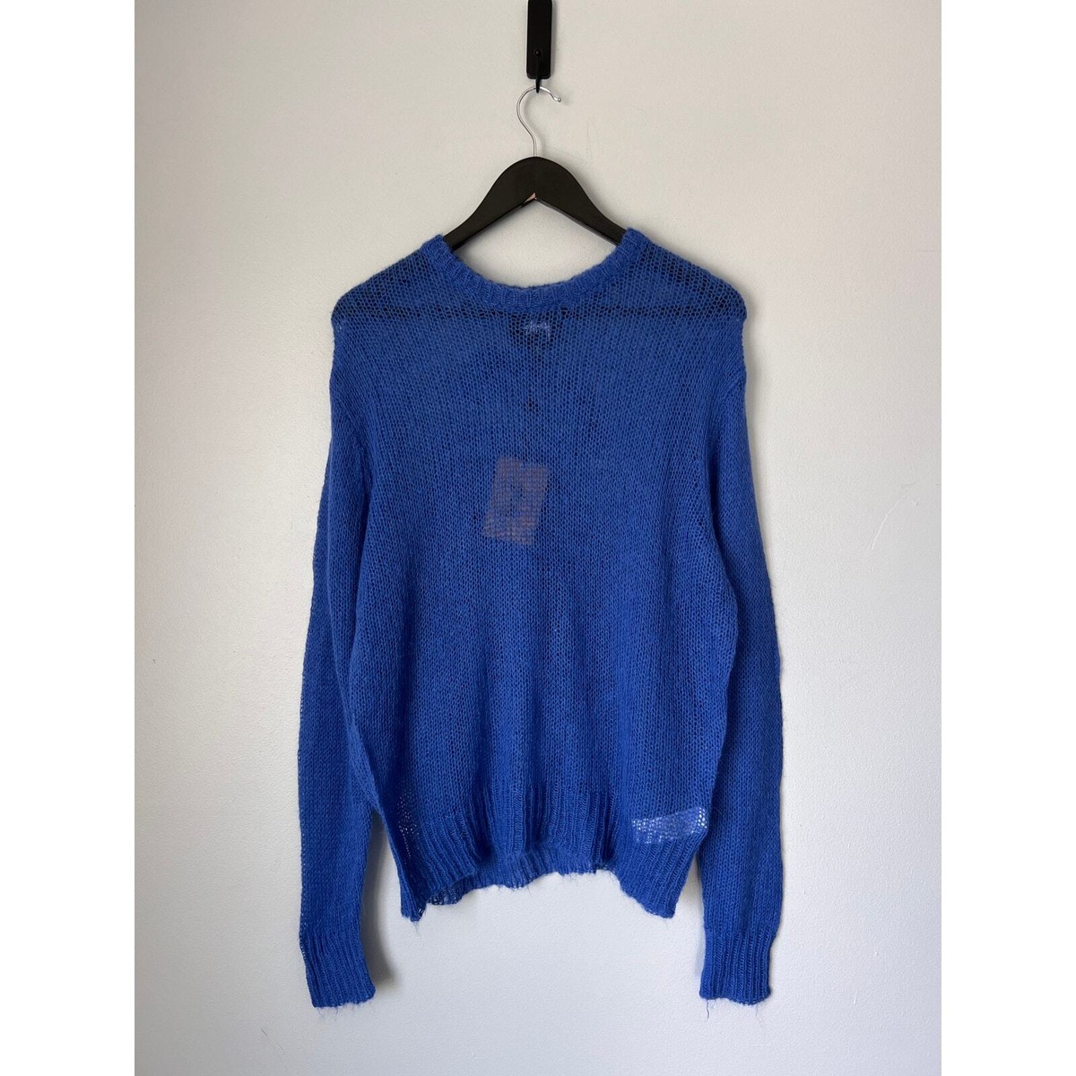 Stussy Loose Knit Sweater - Size Large - Blue - NEW | eBay