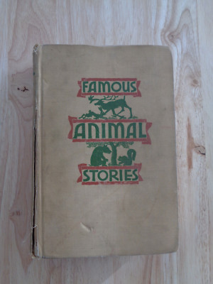 Famous Animal Stories by Ernest Thompson Seton HC 1932