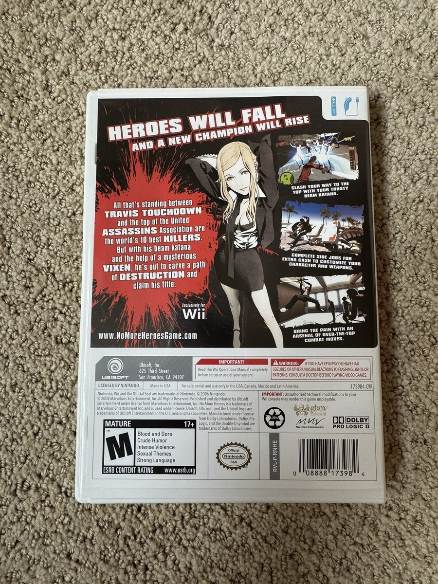 No More Heroes (Nintendo Wii, 2008) 8888173984| eBay