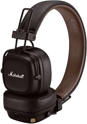 Marshall Major IV Bluetooth On-Ear Headphones - Brown (1006127