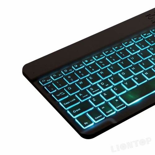 Wireless Bluetooth Backlit Keyboard Mouse For iPad Pro Air 4 5 6 7 8 9 10th Gen - Picture 19 of 46