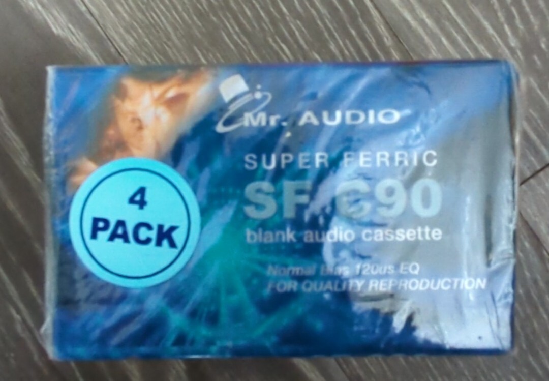Mr. Audio Super Ferric SF C90 Blank Cassettes x4 NEW  SEALED