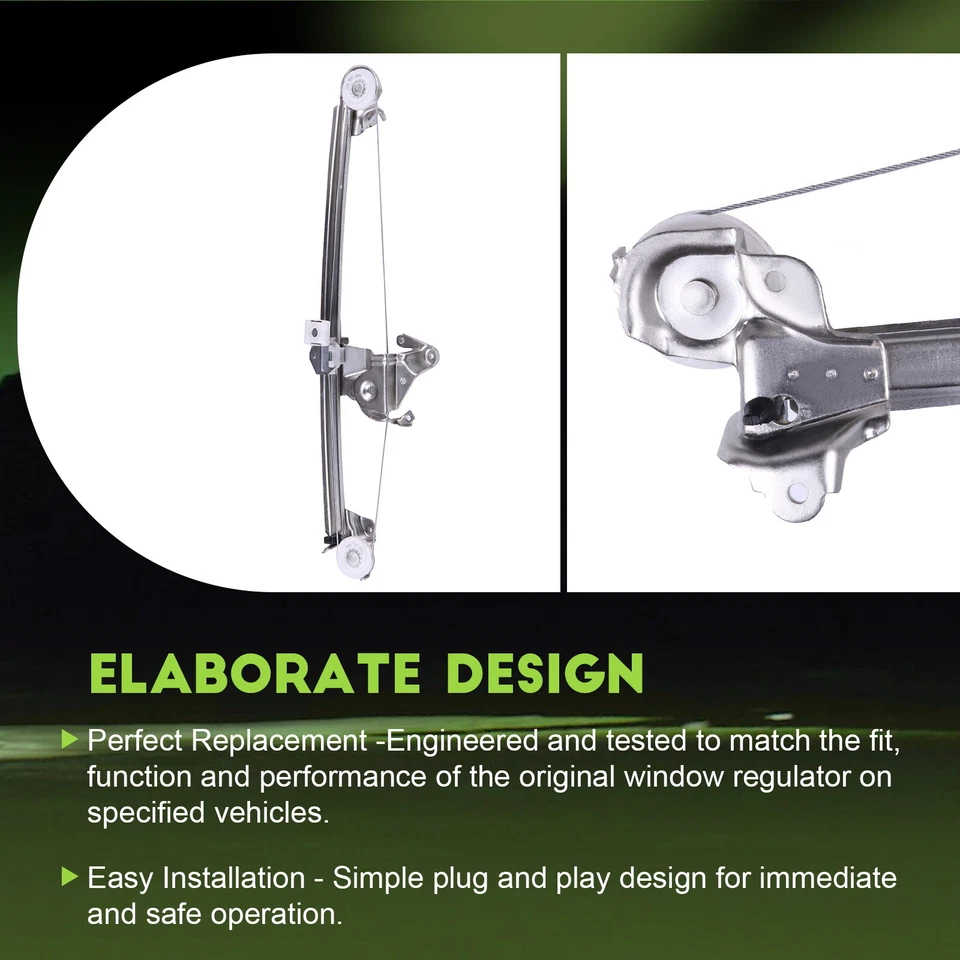 For Mercedes Benz E300D E320 E420 E430 Window Regulator Rear RH w/o Motor - Image 4 of 4