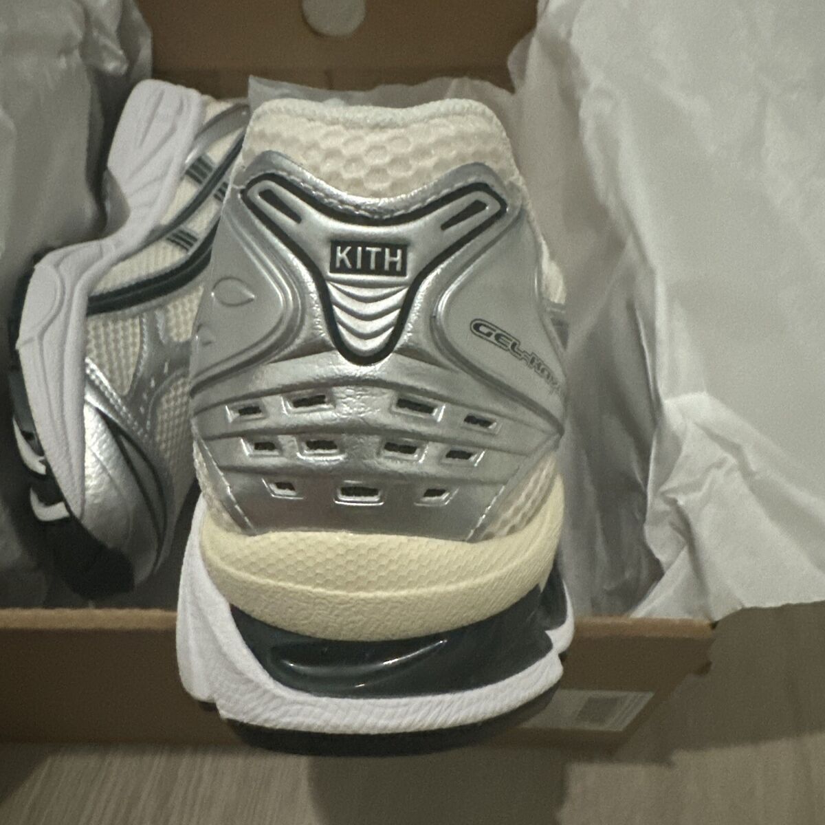 KITH x ASICS GEL KAYANO 14 Cream Scarab Shoes 9 1201A954 100 KITH x ASICS GEL KAYANO 14 Cream Scarab Shoes 9 1201A954 100