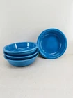 set 4 -19 OZ MEDIUM CEREAL SOUP BOWL peacock blue 6 7/8" FIESTA WARE new
