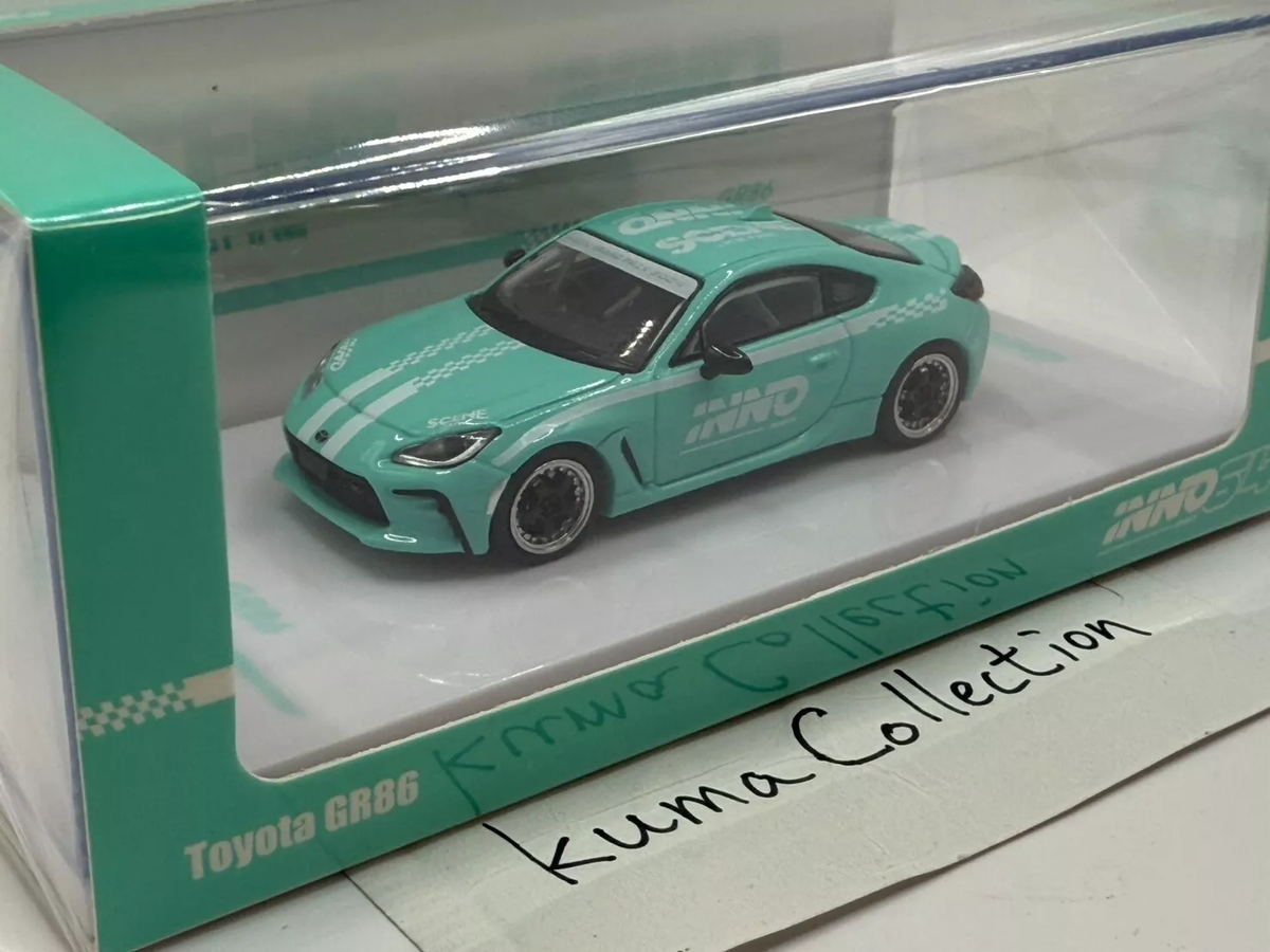 Inno64 x Scene 1:64 by Ice Fire Toyota GR86 Green Car Macau