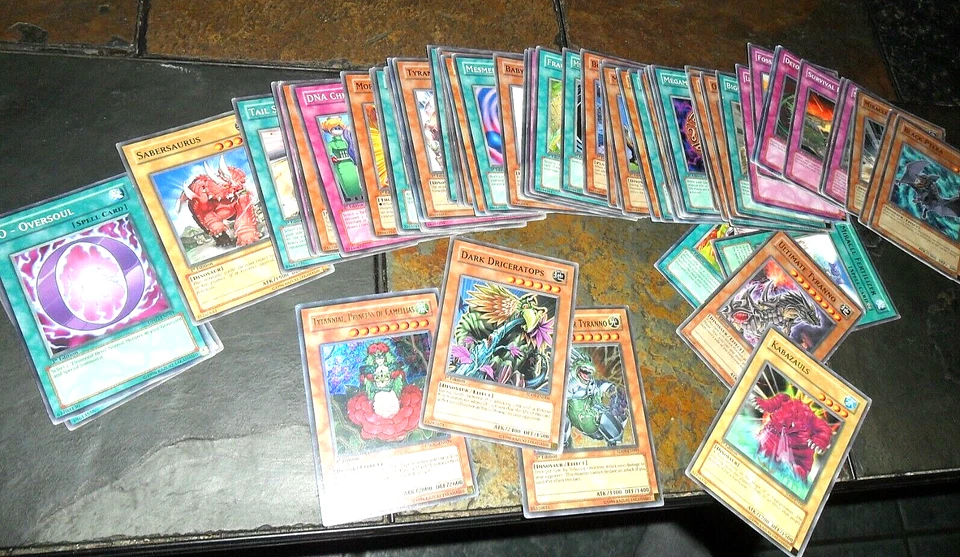 60 CARDS 1ST EDITION YUGIOH 2 RARE FOILS & 2 POKEMON GAME - Image 3 of 4