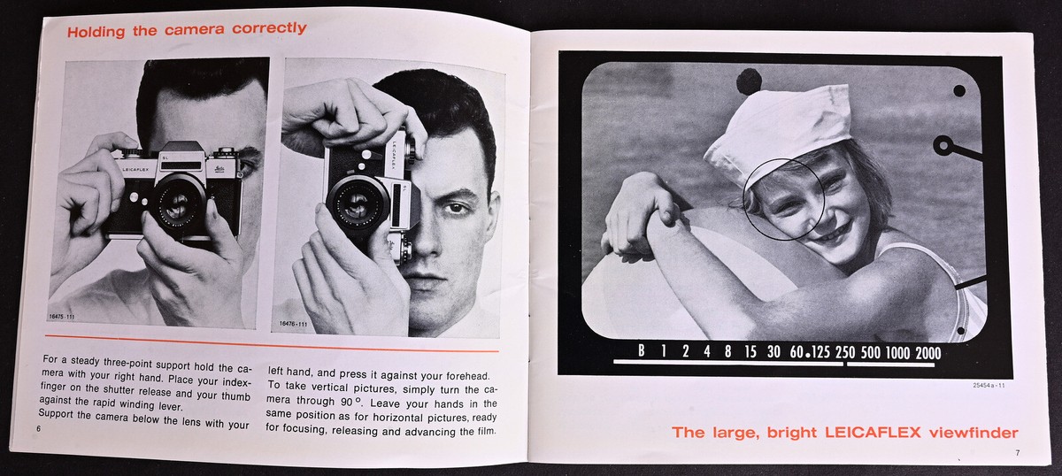 ライカ LEICAFLEX SL 1969年 オリジナル 使用説明書 英語版