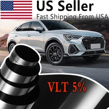 20" X 10 Ft VLT 5% Uncut Roll Window Tint Film Car Home Office Glass Free Tools