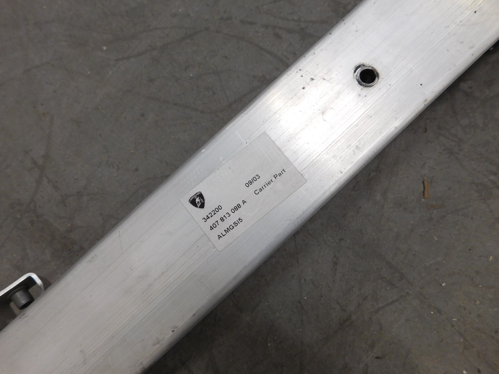 2010 11 12 13 14 Lamborghini Gallardo Rear Bumper Structure Crossmember #9222 D7
