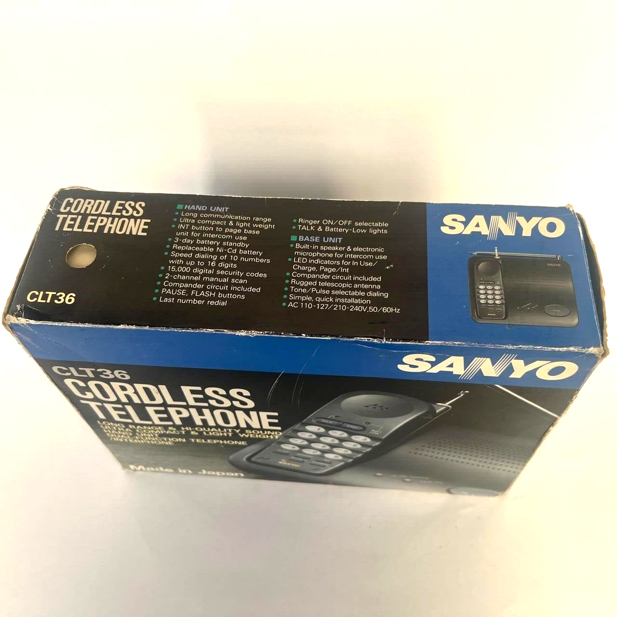 Vintage Sanyo CLT36 Cordless Telephone Made In Japan No Hand | eBay