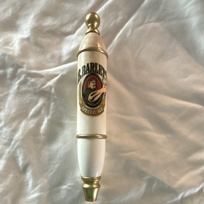 B. Barley Special Ale Beer Tap Handle Knob White/Gold Breweriana