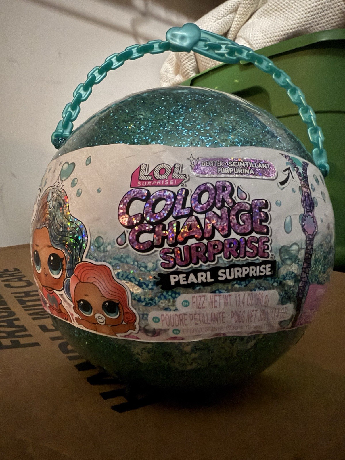 LOL Surprise Glitter Color Change Turquoise Pearl Surprise Doll Set-new