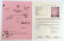 2000 THE DREW CAREY SHOW Script Signed by Cast Kathy Kinney, Craig Ferguson JSA