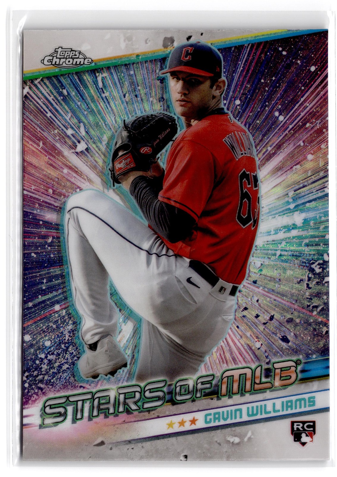 2024 Topps Update Gavin Williams #CSMLB-74 Chrome Stars of MLB Guardians