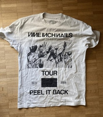 Nine Inch Nails Peel It Back 公式　Tシャツ　L Nine Inch Nails Peel It Back Tour 2025 3D T-shirt All Size